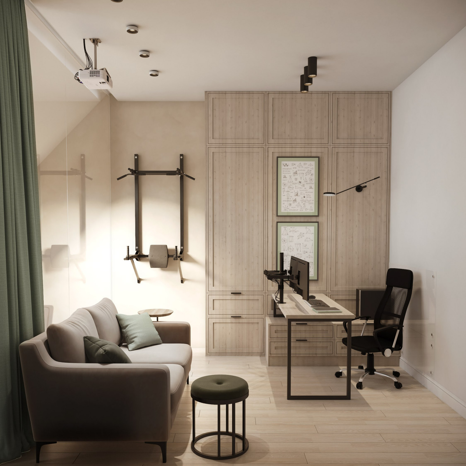 Кабинет на антресоли