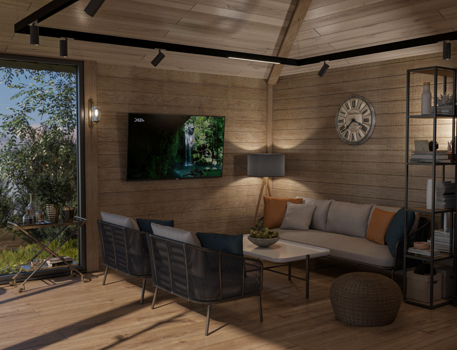 Беседка в продолжении проекта дома по Васту