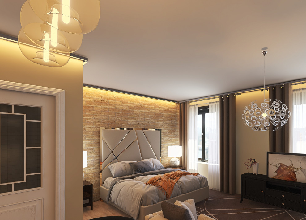 Контемпорари стиль в интерьере студии