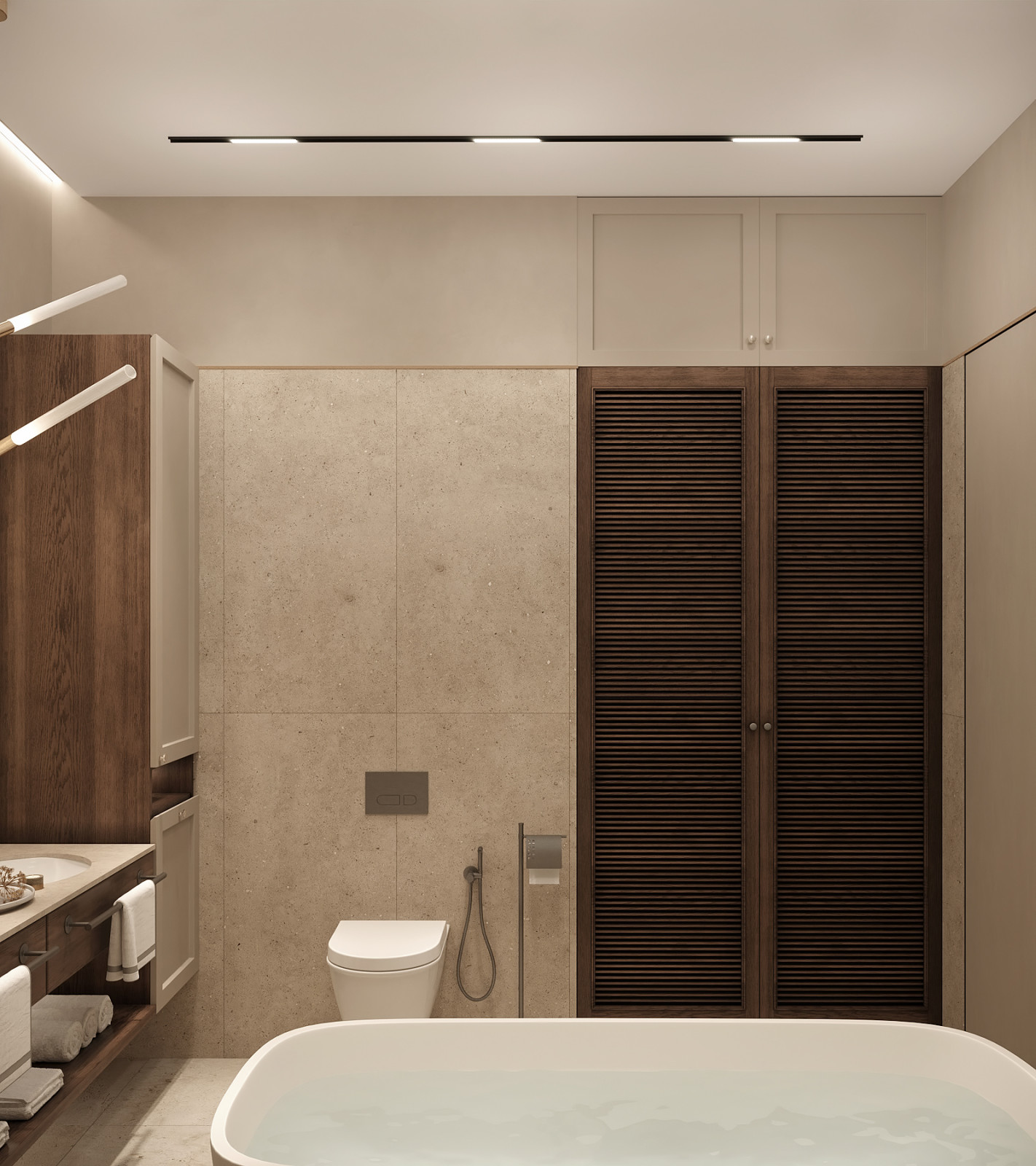 ЖК "Огни". Квартира для большой семьи. Ванная.