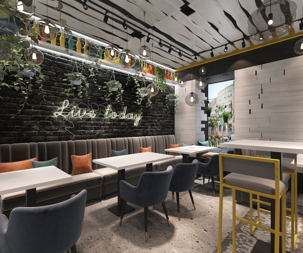 Бургерная с восточными коврами