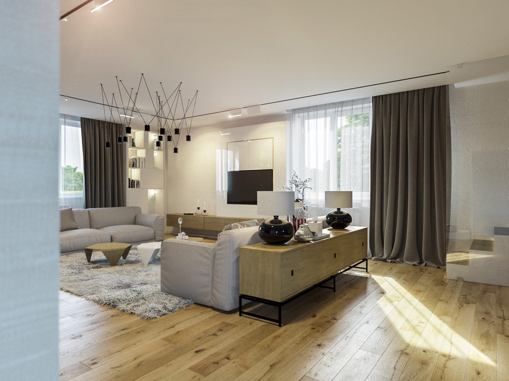 Интерьер гостиной на ул. Римской в г. Хабаровске