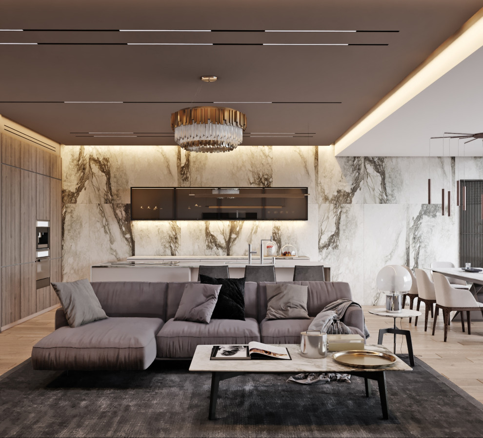 Дизайн интерьера квартиры 120 кв.м. в ЖК "Плазма"