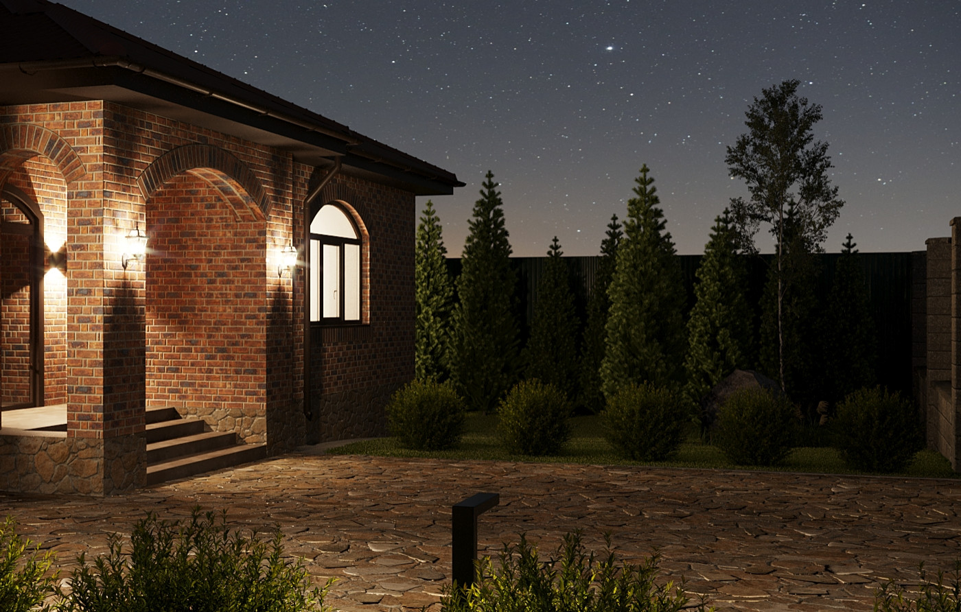 Экстерьер загородного дома