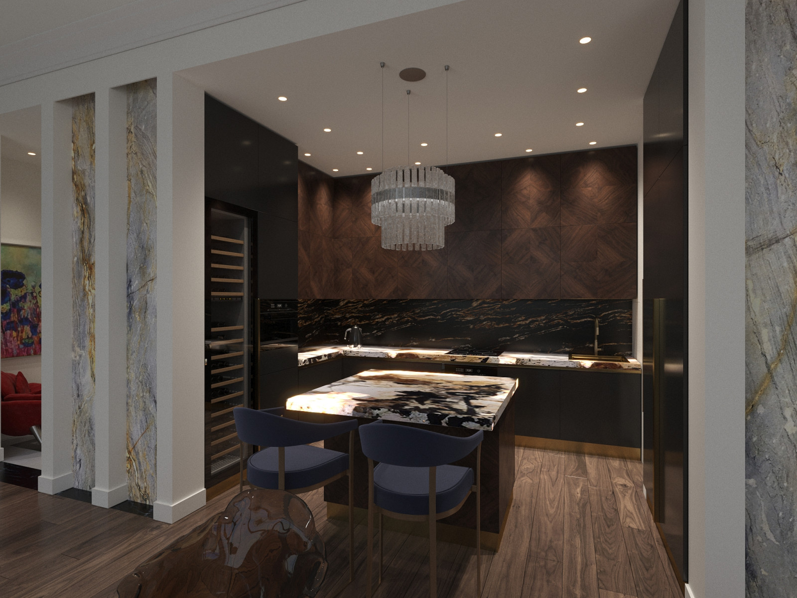 Модный интерьер | квартира с лифтом и террасой | 2021Модный Интерьер | Квартира