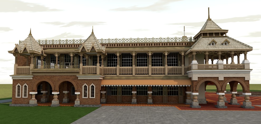 Проект Реконструкции игрового павильона ЦПКиО. Начало. 2016 год.