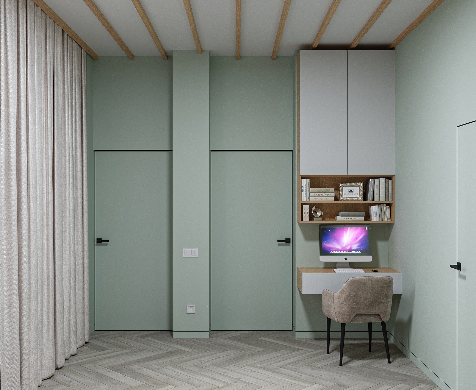 Древесно-мятное дуновение.