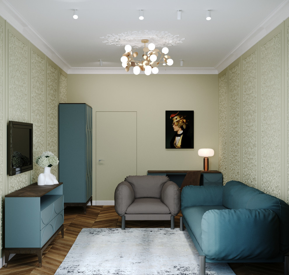 Двухкомнатная квартира в неоклассическом стиле