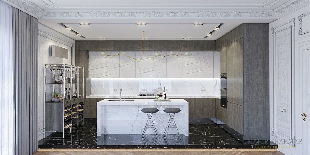 Private villa.Kitchen.