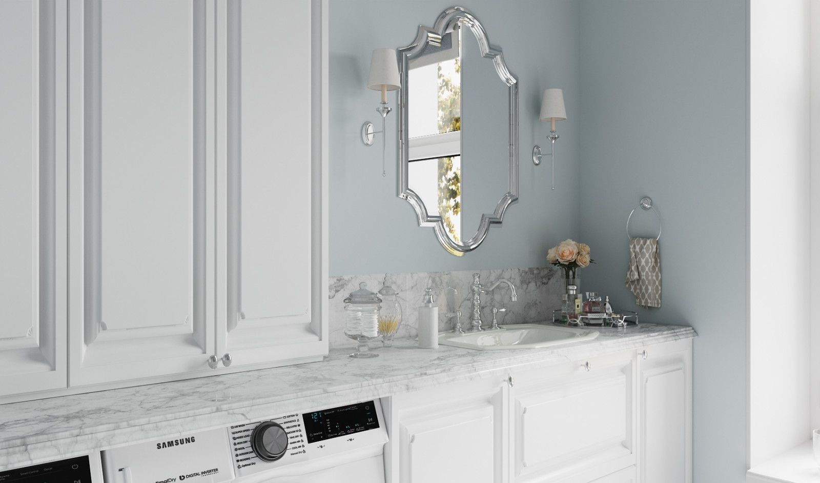 Санузел в загородном доме