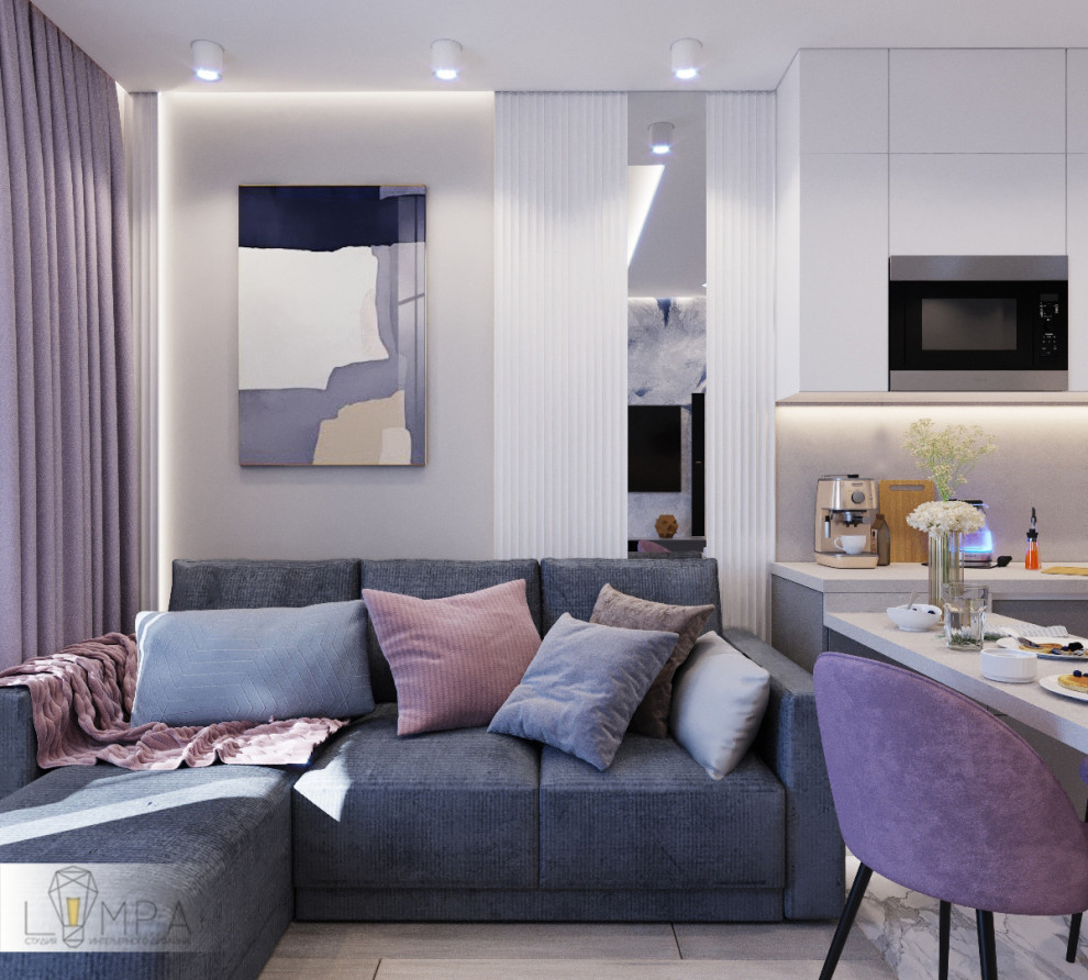 Кухня-гостиная ЖК Две Столицы