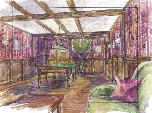 Обложка проекта: Альбом эскизов для интерьеров