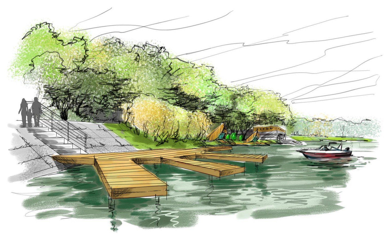 ландшафтный скетчинг