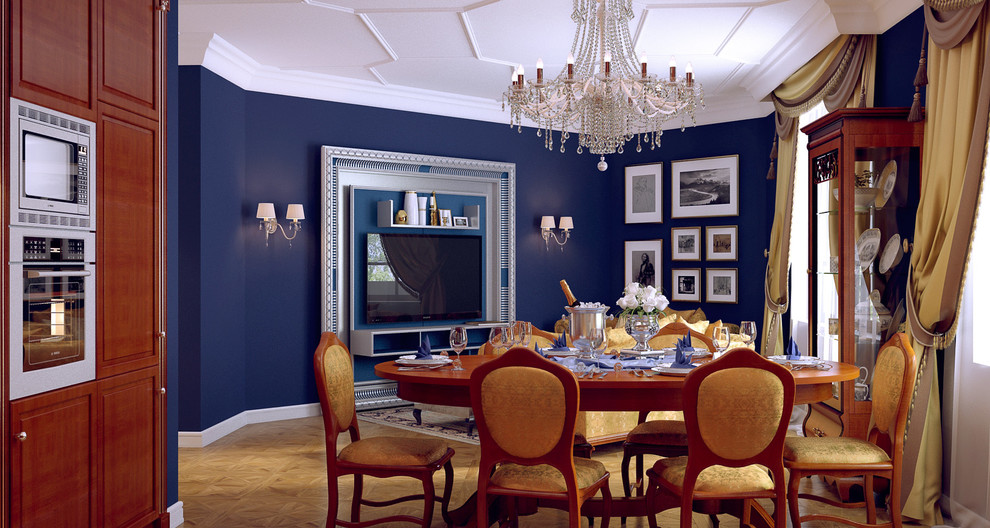 Обложка проекта: 3х комнатная квартира в классическом стиле