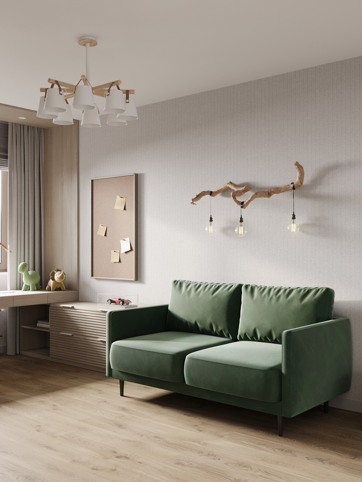 ЖК «Ultra City», квартира в стиле современный минимализм в теплой светлой гамме