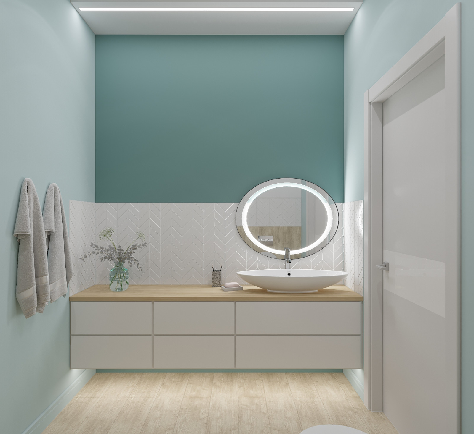 Дом в теплых оттенках