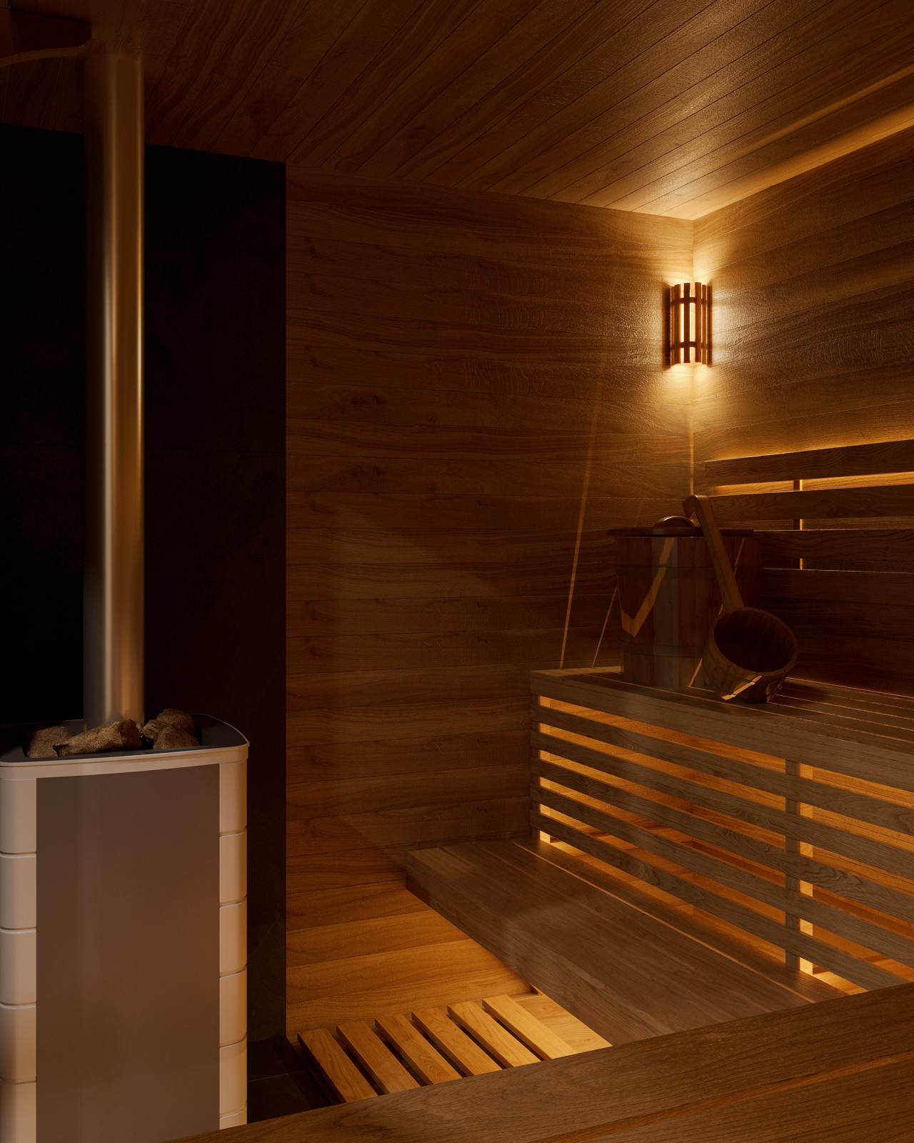 Банный комплекс с бассейном