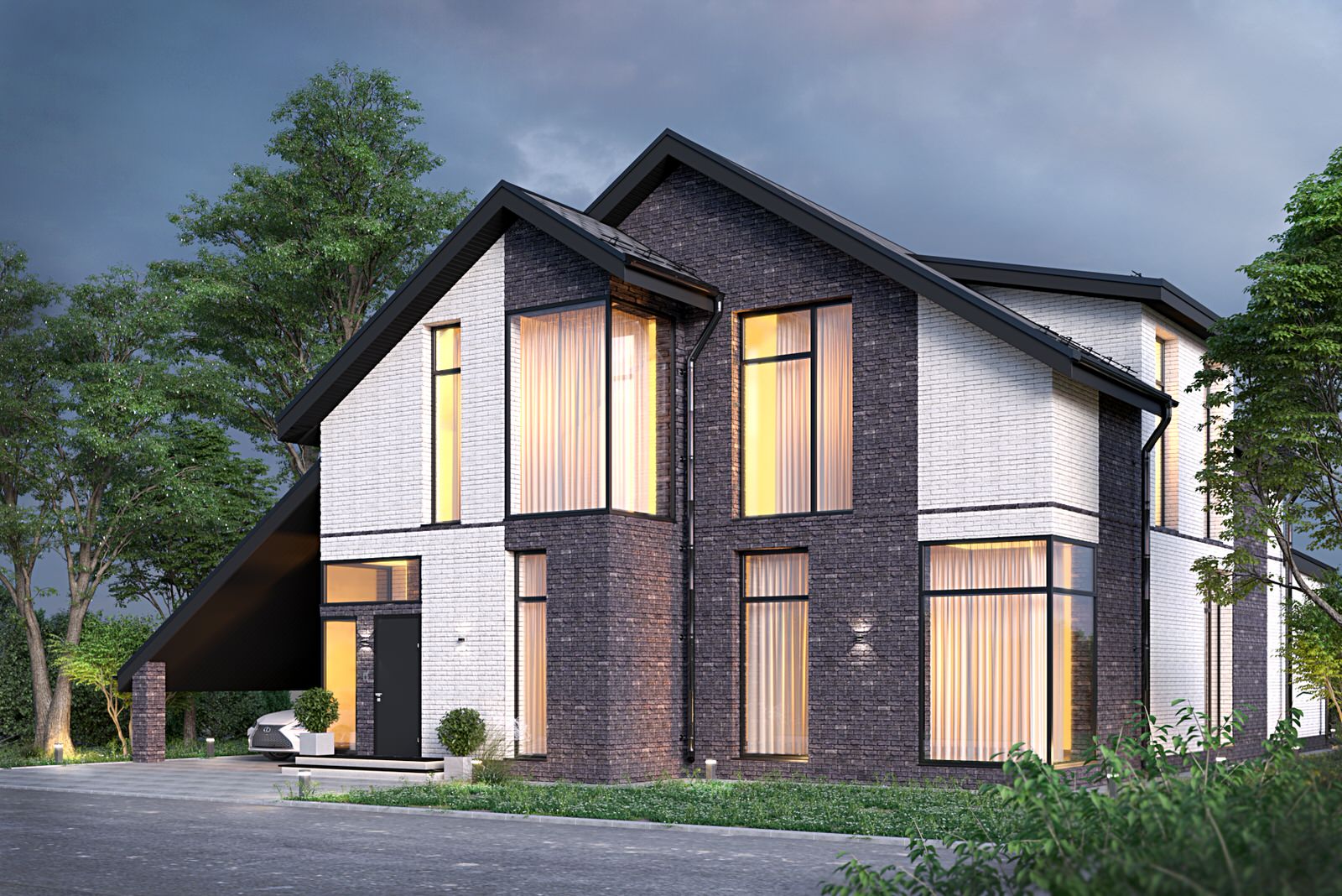 Обложка проекта: Дизайн фасадов дома в Краснодаре