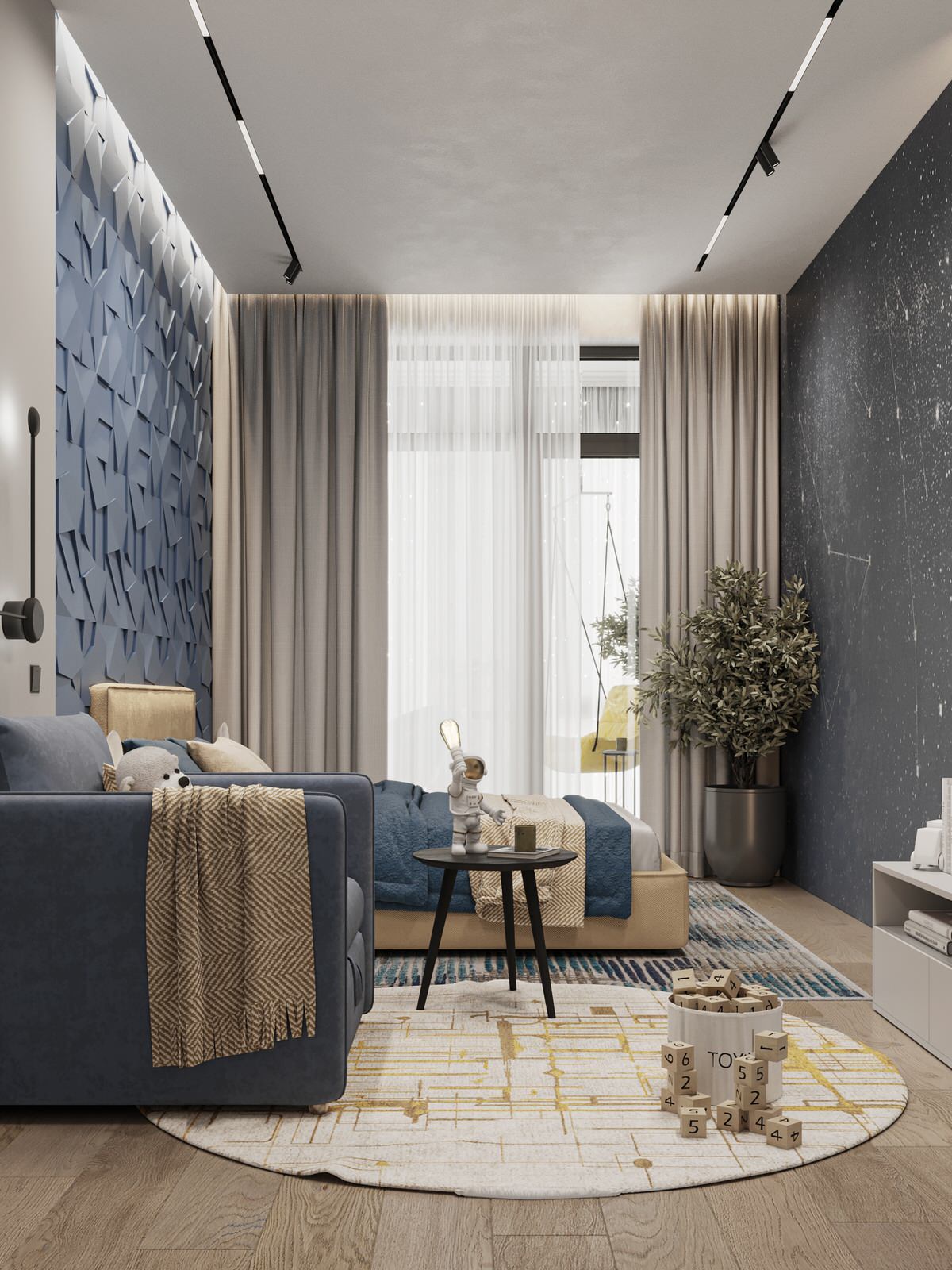 Дизайн-проект квартиры, ЖК Михайловский, Новосибирск