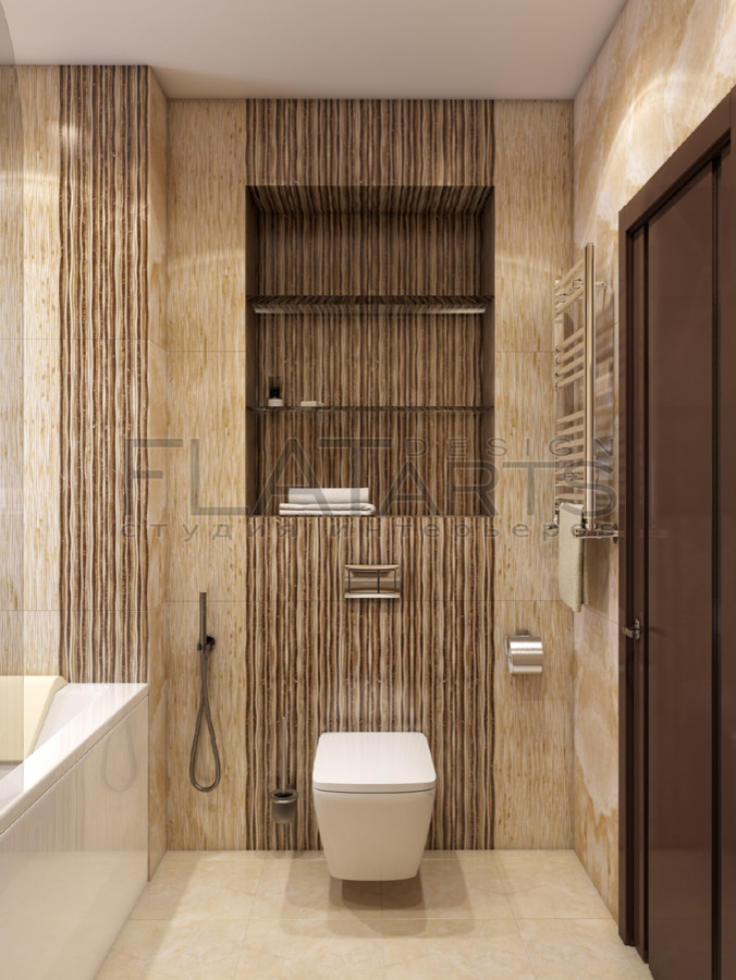 Дизайн 3-ной квартиры 97кв.м. в современном стиле