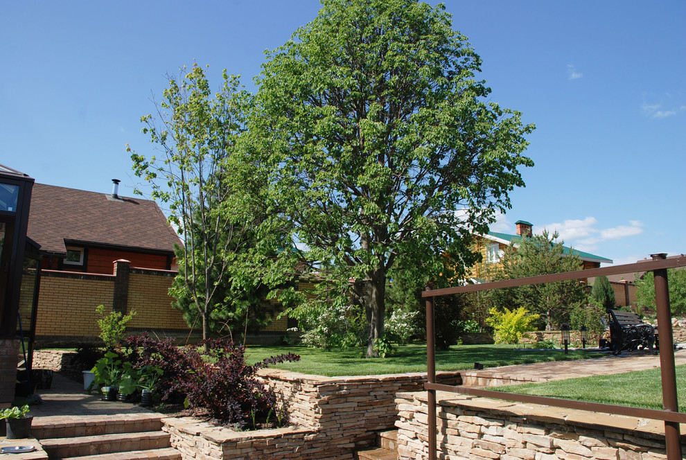 Сад на сложном рельефе