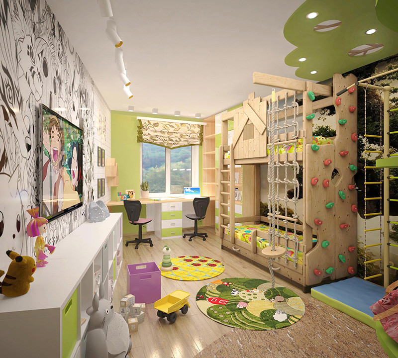 Квартира площадью 97,0 м2 в стиле "Эко"