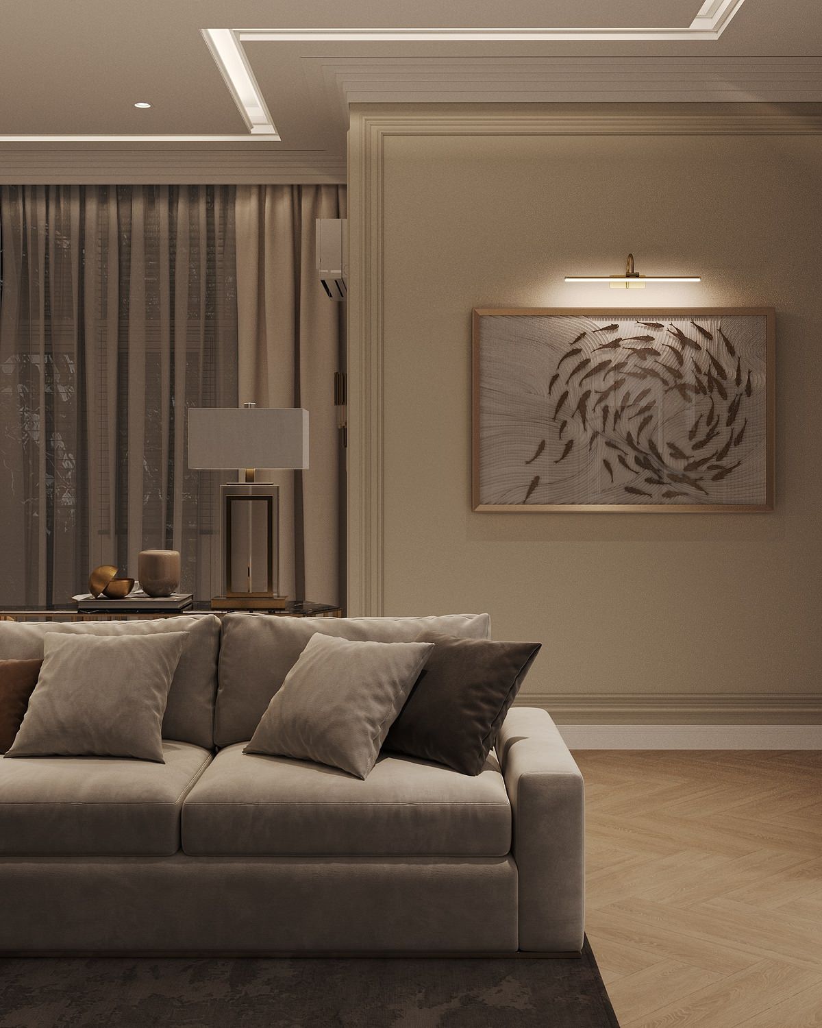 Дизайн-проект двухкомнатной квартиры для семейной пары