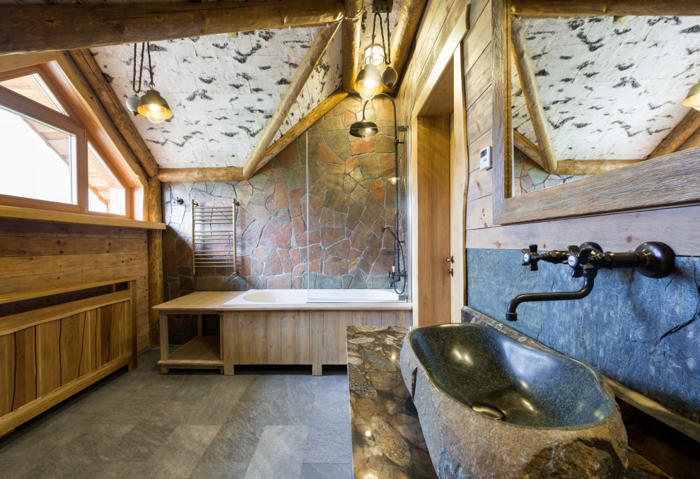 Дом в рустикальном стиле