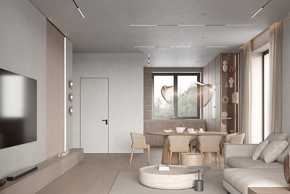 Визуализация: одноэтажный дом