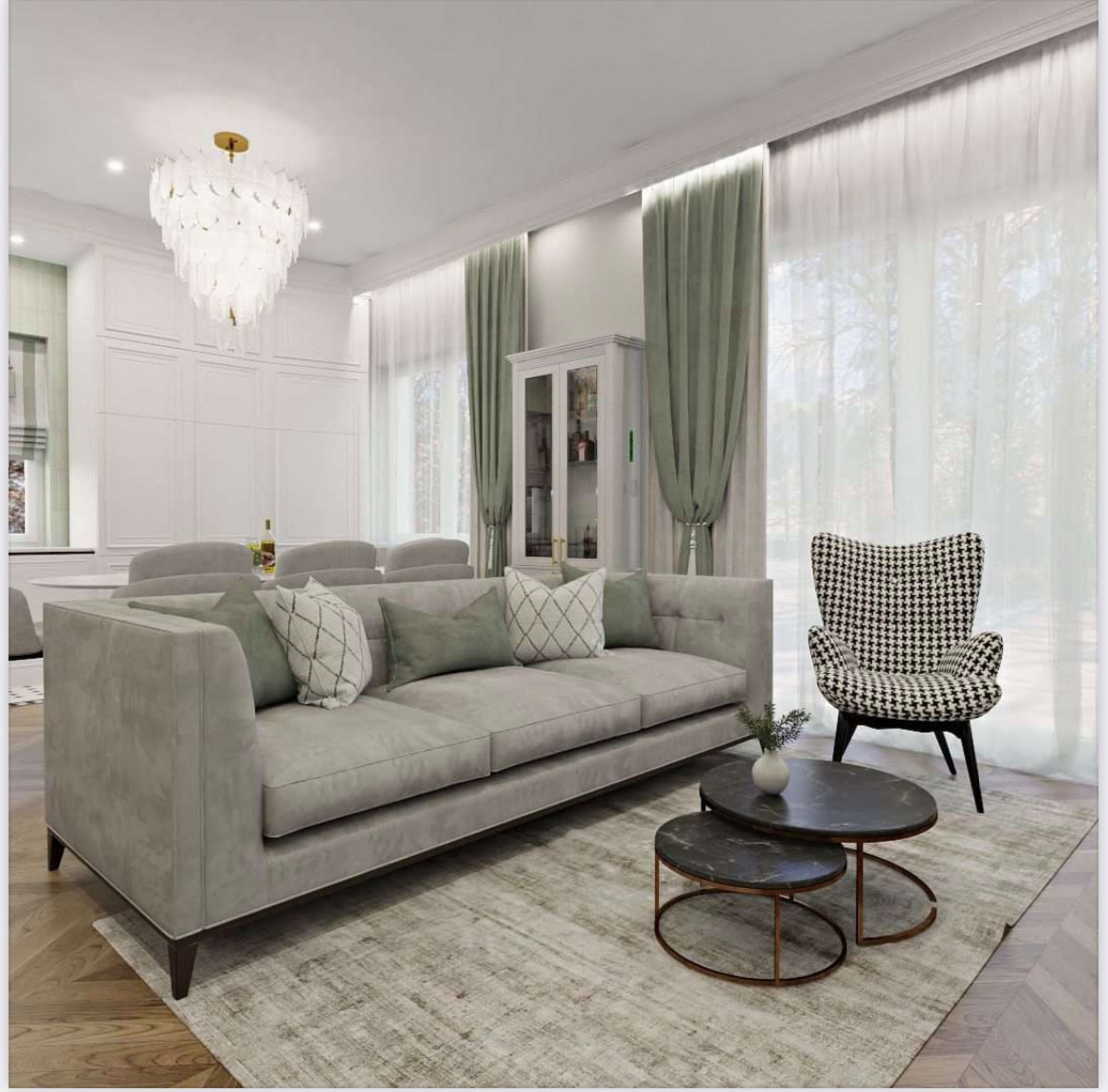 Дом по мотивам неоклассики