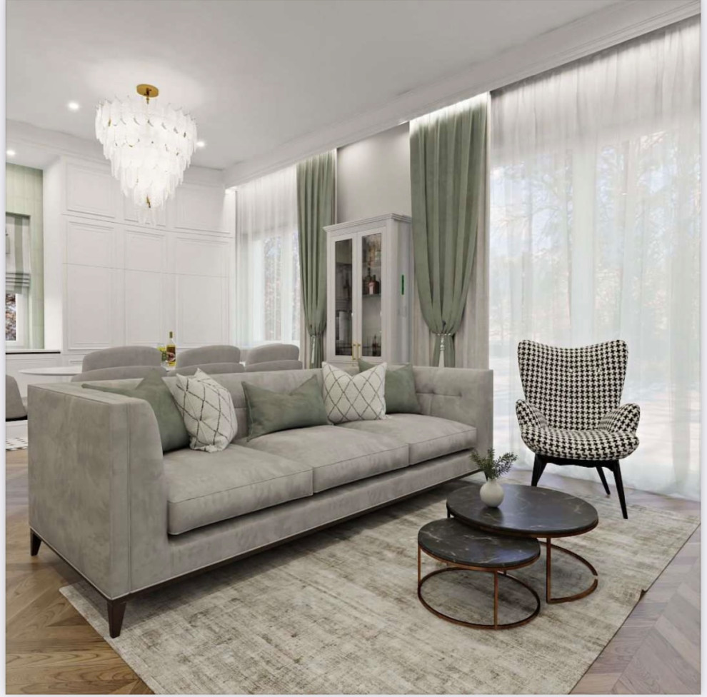 Дом по мотивам неоклассики