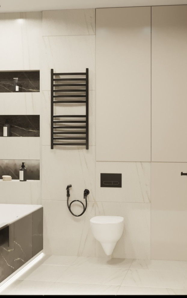 Строгая и лаконичная квартира в нейтральных тонах