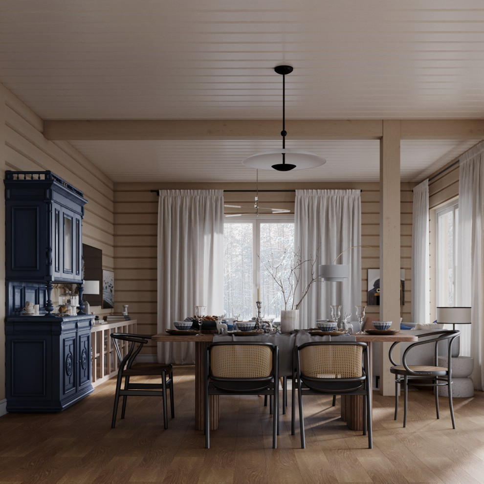 Дизайн частного дома в поселке Жодочи