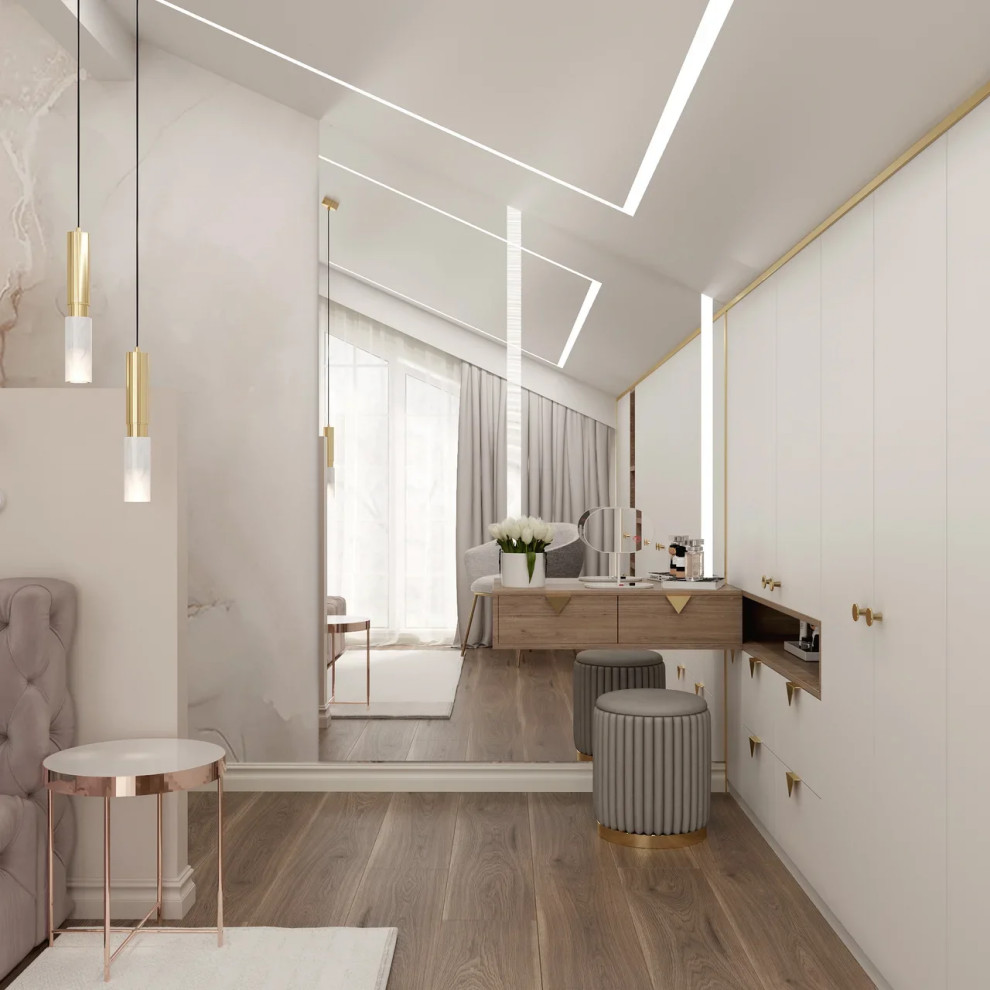 Частный дом, дизайн-проект неоклассика