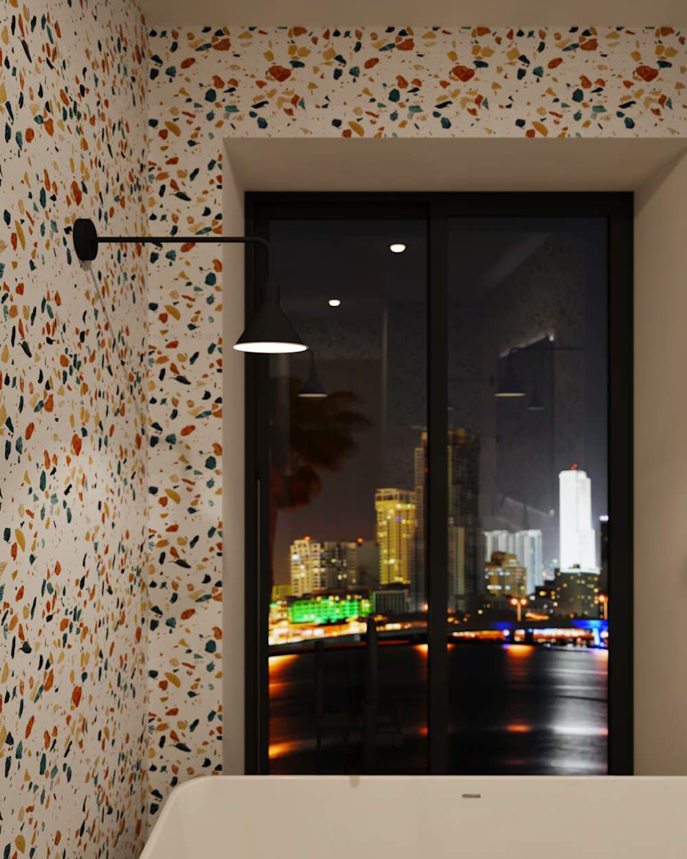 белый "ТЕРРАЦЦО"