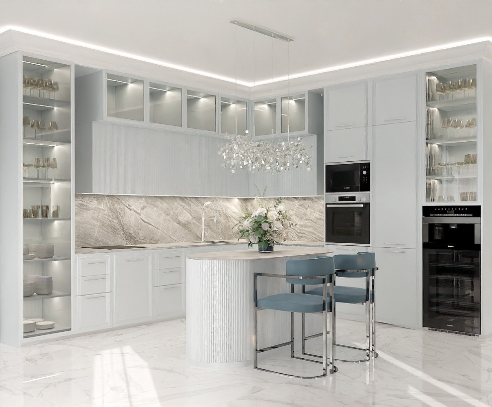 Дом в небесных тонах