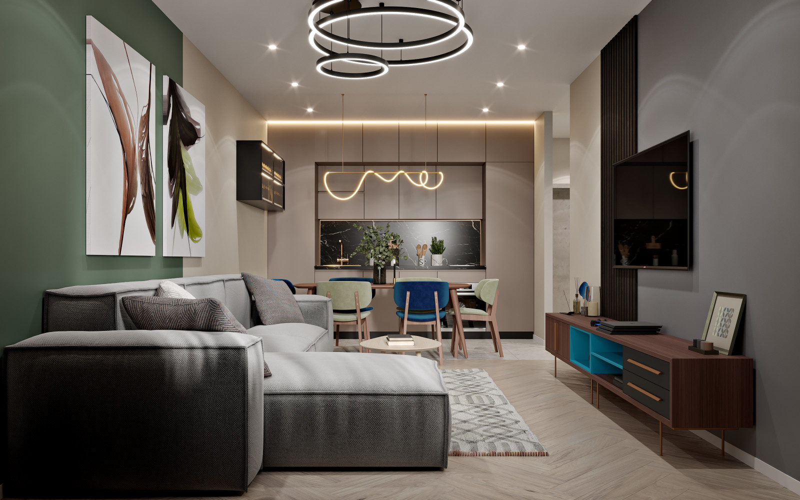 ЖК "Микрогород в лесу" 108 м2
