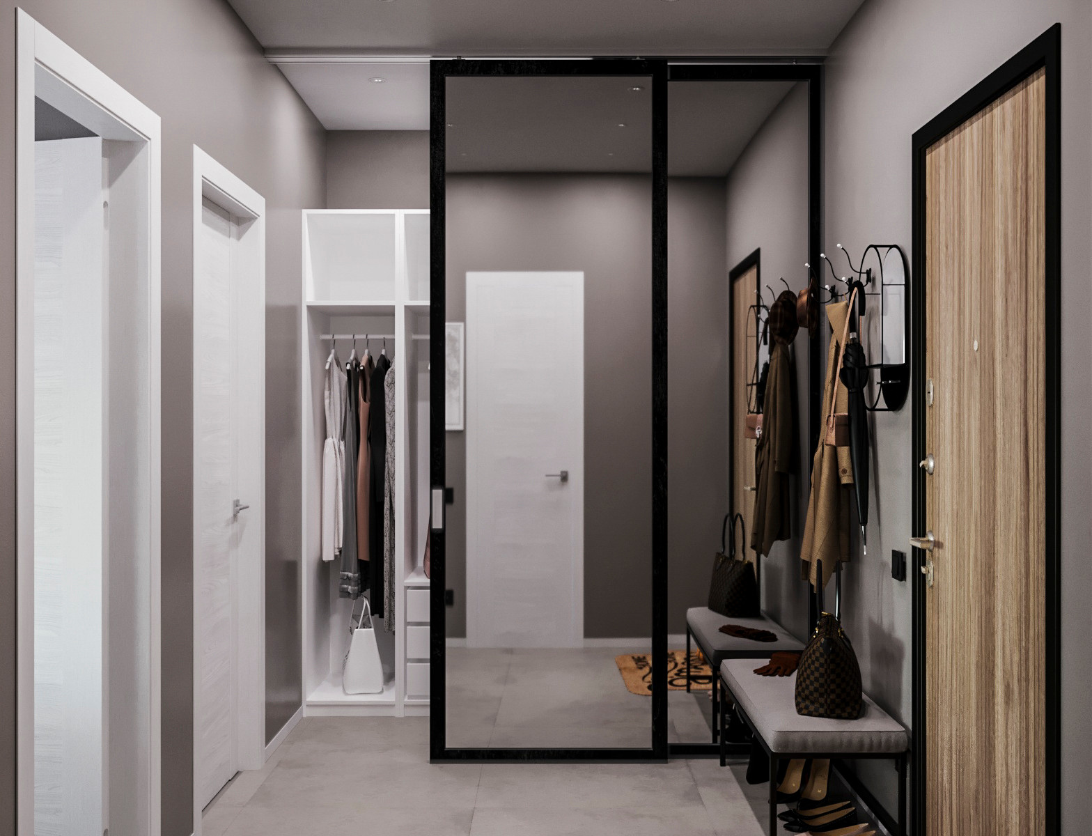 Квартира в г.Королев. современном стиле с элементами лофт