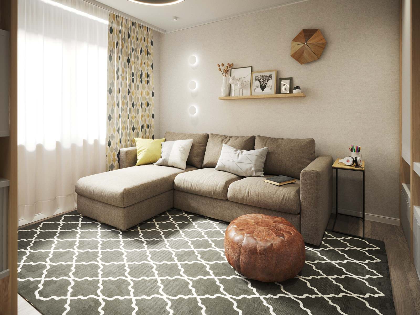 Обложка проекта: Компактная квартира студия 36.2 кв. м.