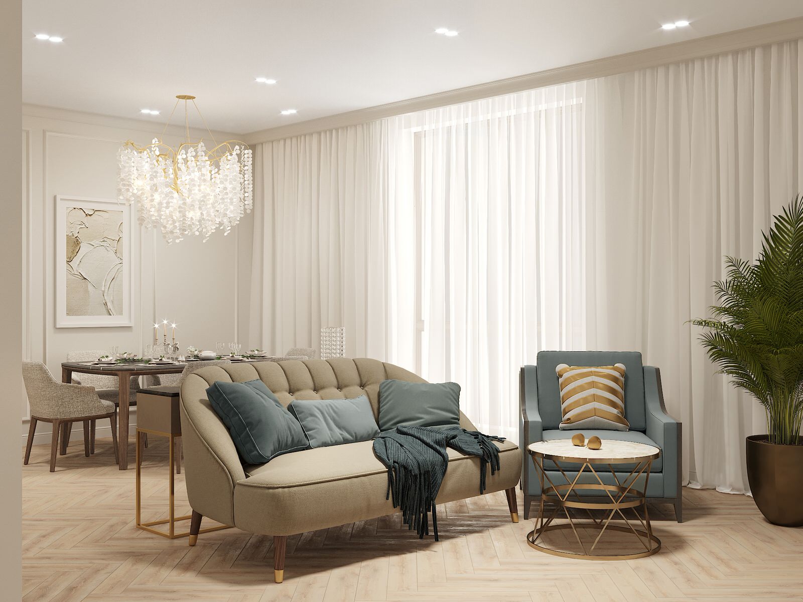 Квартира в современной классике