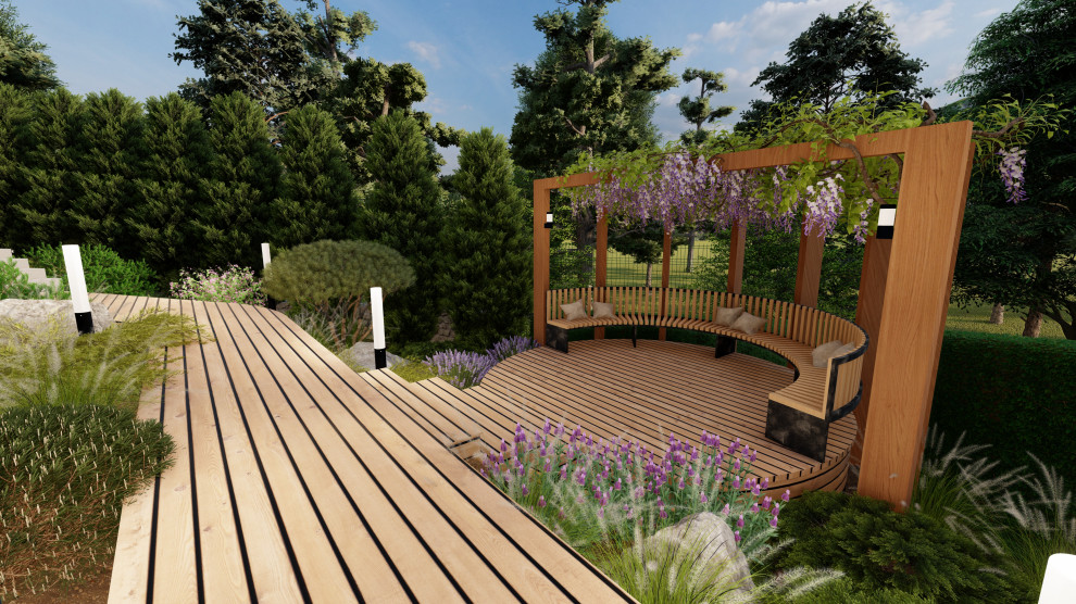 Обложка проекта: Сад: "Гармония высот и зелени"