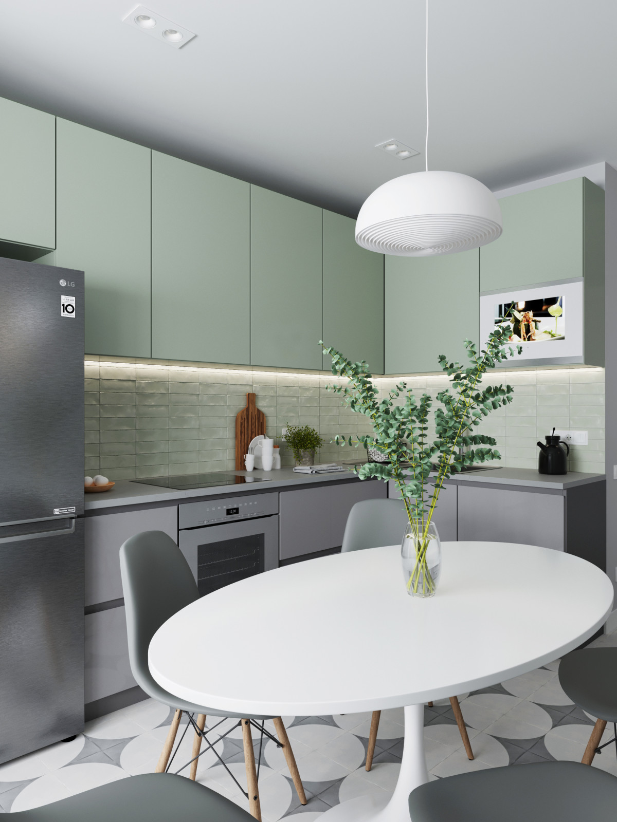 Квартира на Подмосковной. Площадь 74м2