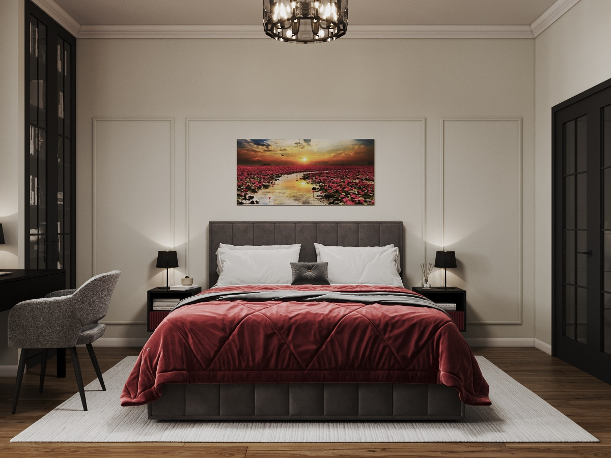 Дизайн интерьера трехкомнатной квартиры "Квартира в стиле современная классика"