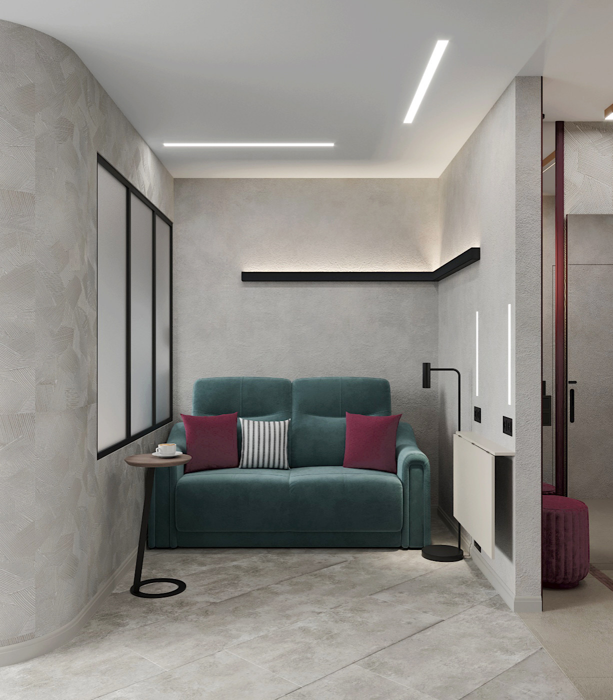 Квартира-студия для требовательного психолога