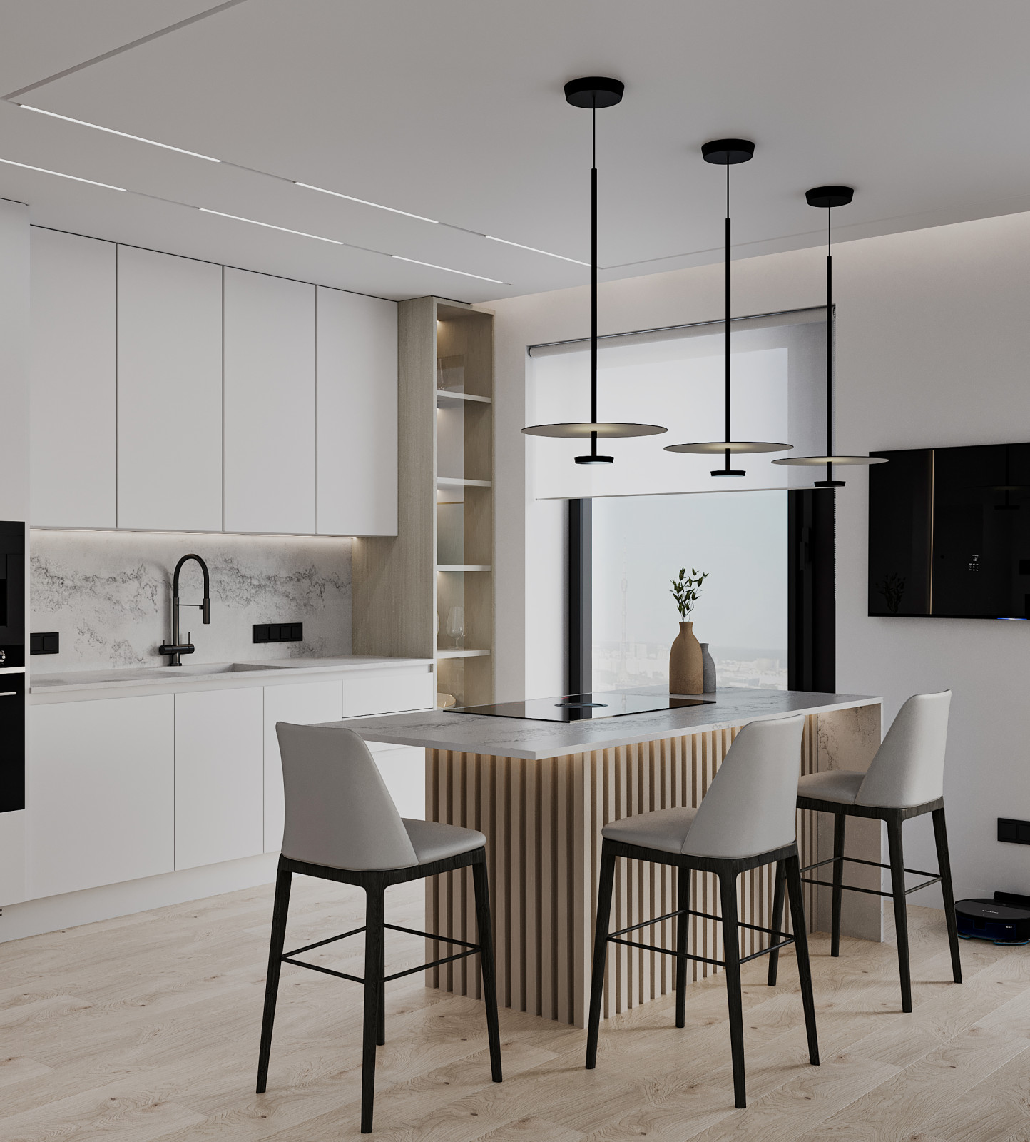 Проект оформления интерьера квартиры 90 кв.м.