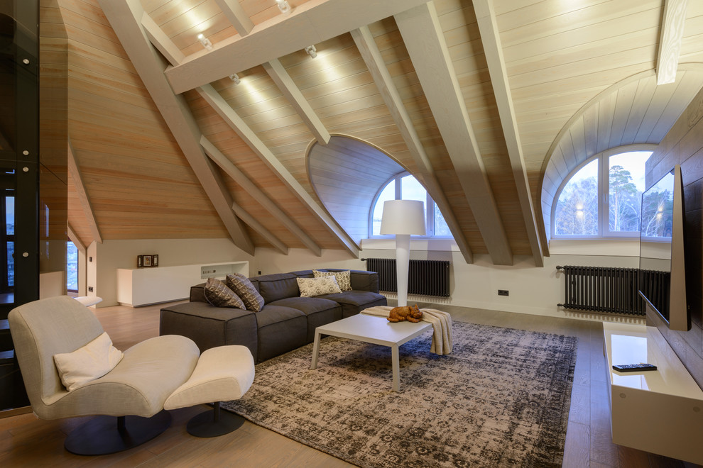 Оформление мансарды