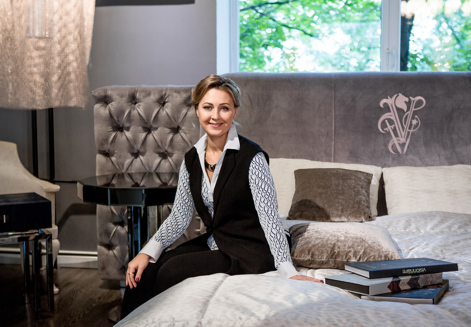 Портрет: Мария Серебряная и мебель для Visionnaire by IPE Cavalli