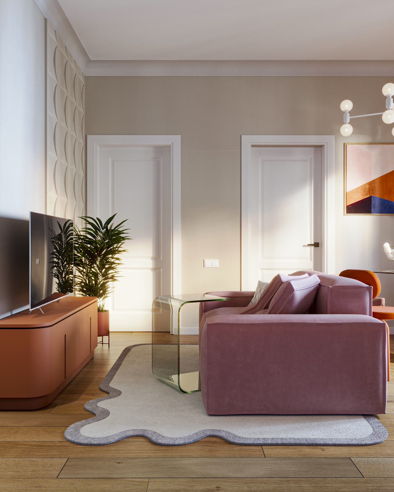 Трехкомнатная квартира в Анапе ЖК "Anapolis Residents"