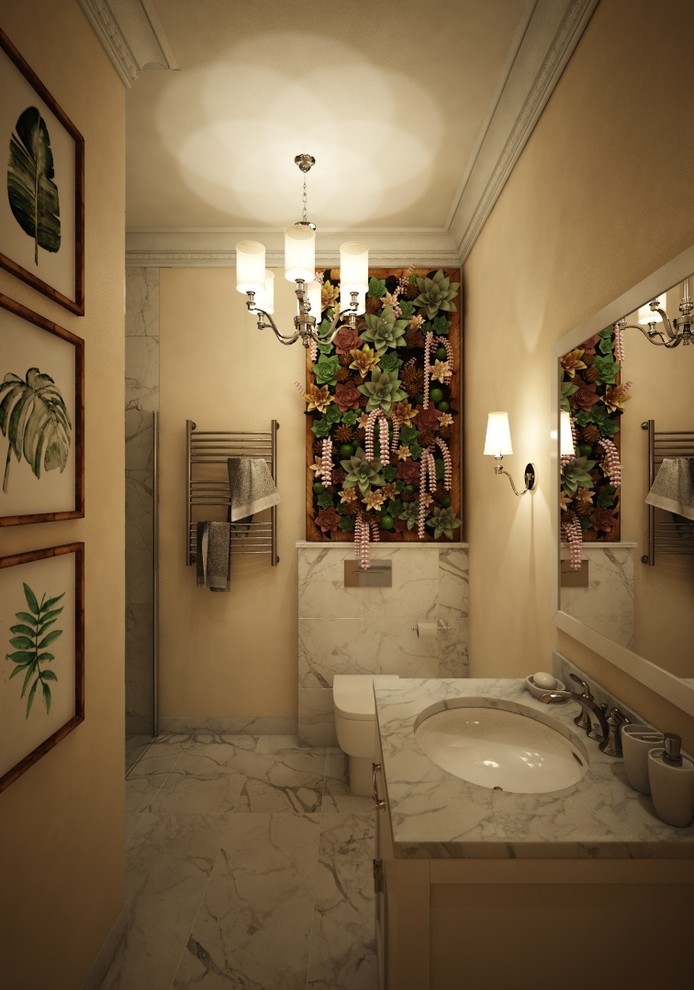 Светлый дом в неоклассическом стиле