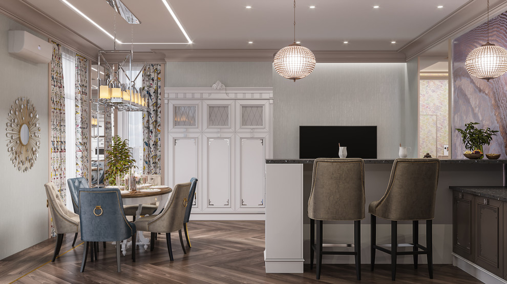 Дизайн проект квартиры "Элегантная роскошь"